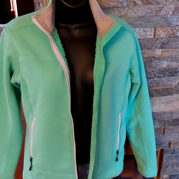 Full Zip Fleece Jacket - Narragansett Traders, Small, Green - Picture 1 of 5